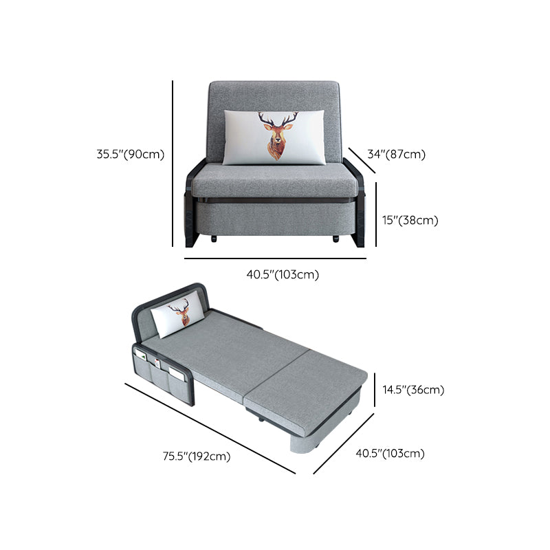 Modern Convertible Sofa Pillow Included Foldable Futon Sofa Bed