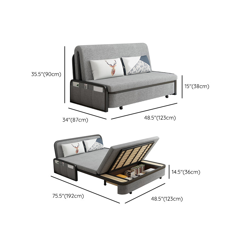 Modern Convertible Sofa Pillow Included Foldable Futon Sofa Bed