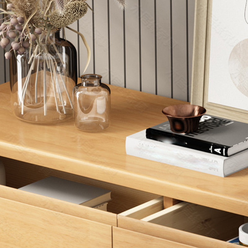 Traditional Storage Chest Solid Wood Storage Chest Dresser with 6 Drawers