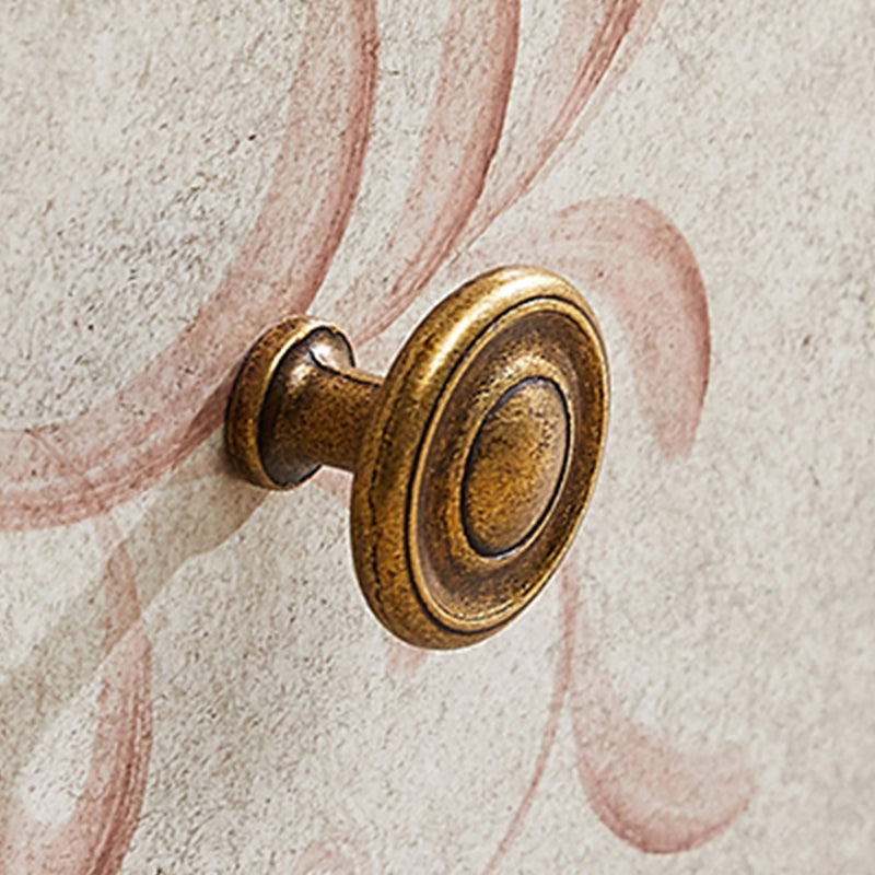 American Traditional Wooden Storage Chest Home Vertical Chest with Drawers