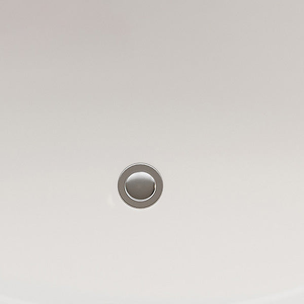 Modern Stand Alone Bathtub with Center Drain Acrylic Bath Tub