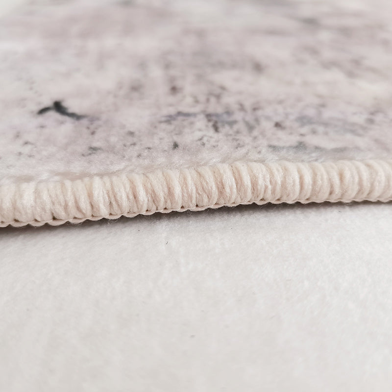 Blue Modern Carpet Polyester Pattern Carpet Stain Resistant Carpet for Home Decor