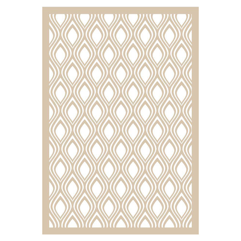 Green Diamond Area Rug Polyester Modern Rug Stain Resistant Rug for Living Room
