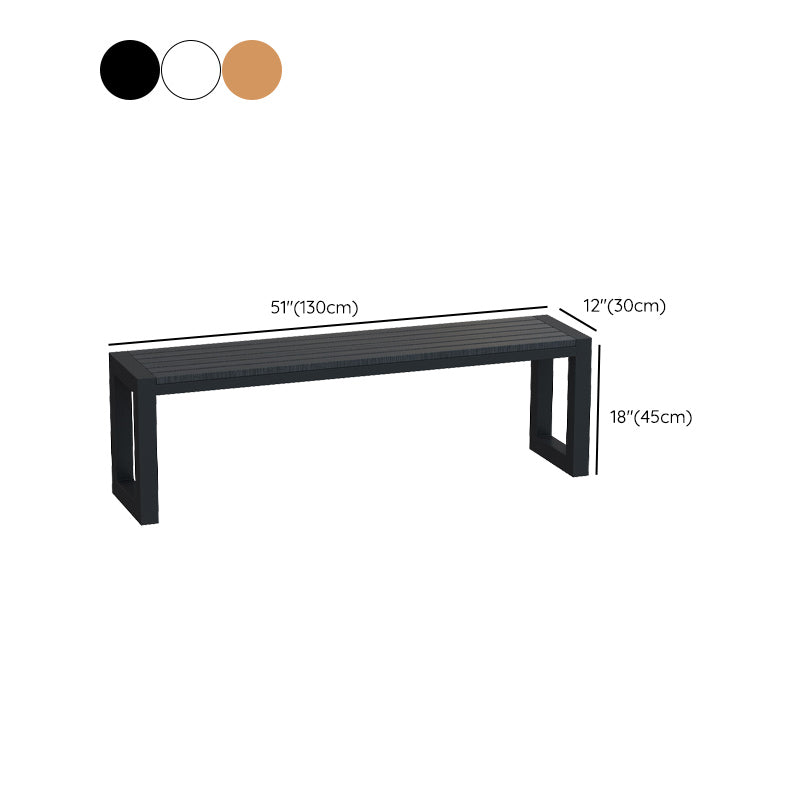 Modern Style 1/2/3 Pieces Rectangular Picnic Table Manufactured Wood Picnic Table Set