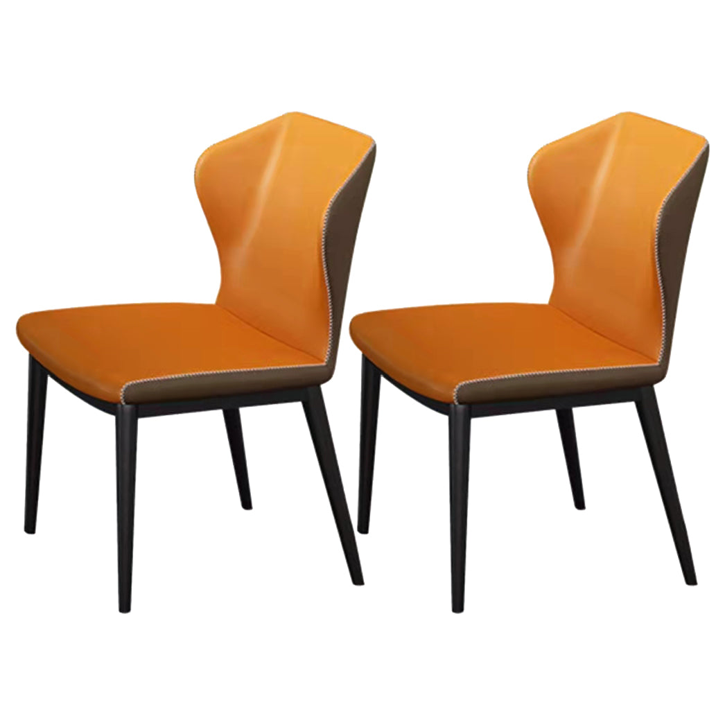 Glam Style Dinette Set for Dining Room 1/2/5/7 Pieces Glossy White Dining Table Set