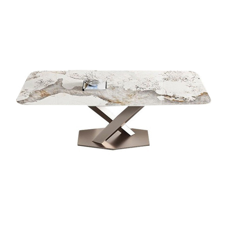 Glam Style Dinette Set for Dining Room 1/2/5/7 Pieces Glossy White Dining Table Set