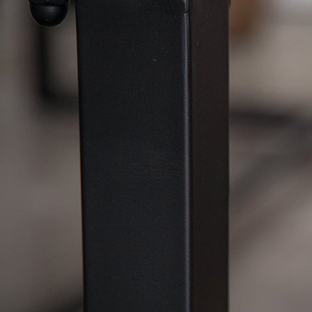 Rectangle Pine Wood Top Dining Table Set 1/5 Pieces Industrial Dinette Set for Home