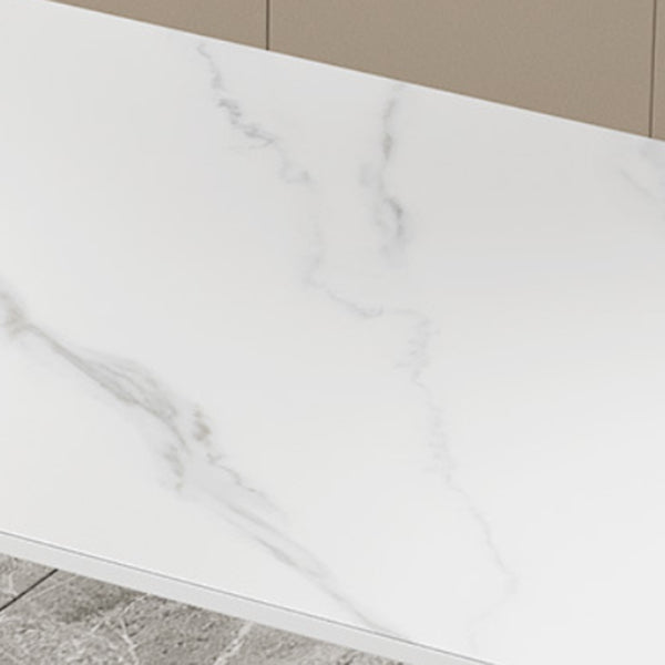 Modern 1/2/5/6/7 Pieces Dining Set Rectangle Stone Dining Table for Dining Room