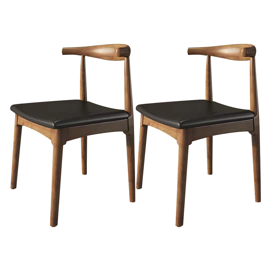 Industrial Dark Brown Dining Set 1/2/5/7 Pieces Solid Wood Dinette Set for Home