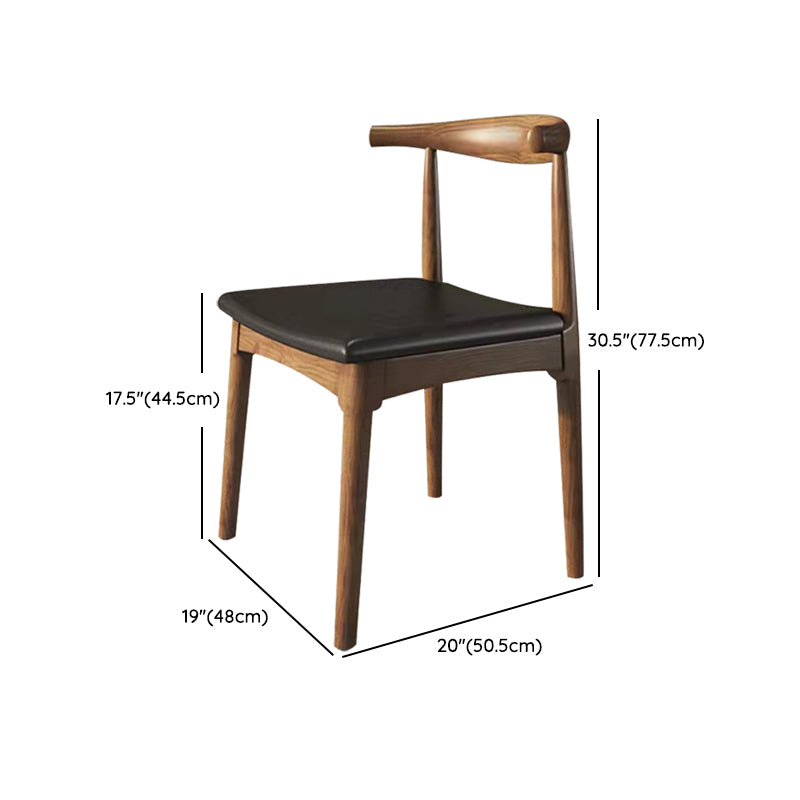 Industrial Dark Brown Dining Set 1/2/5/7 Pieces Solid Wood Dinette Set for Home