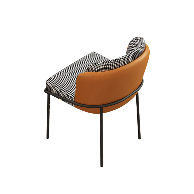 Glam Faux Marble Dinette Set for Home 1/4 Pieces Glossy White Dining Table Set