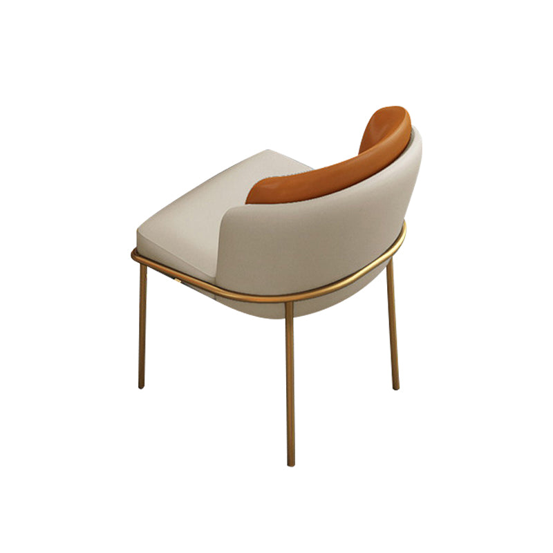 Glam Faux Marble Dinette Set for Home 1/4 Pieces Glossy White Dining Table Set