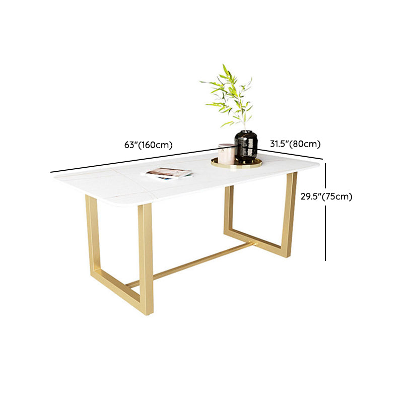 Glam Stone Dining Table Set for Home 1/2/5/7 Pieces Dinette Set