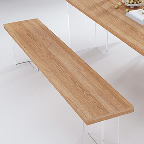 Traditional 1/3/4/5 Pieces Dining Set Rectangle Pine Wood Dining Table for Dining Room