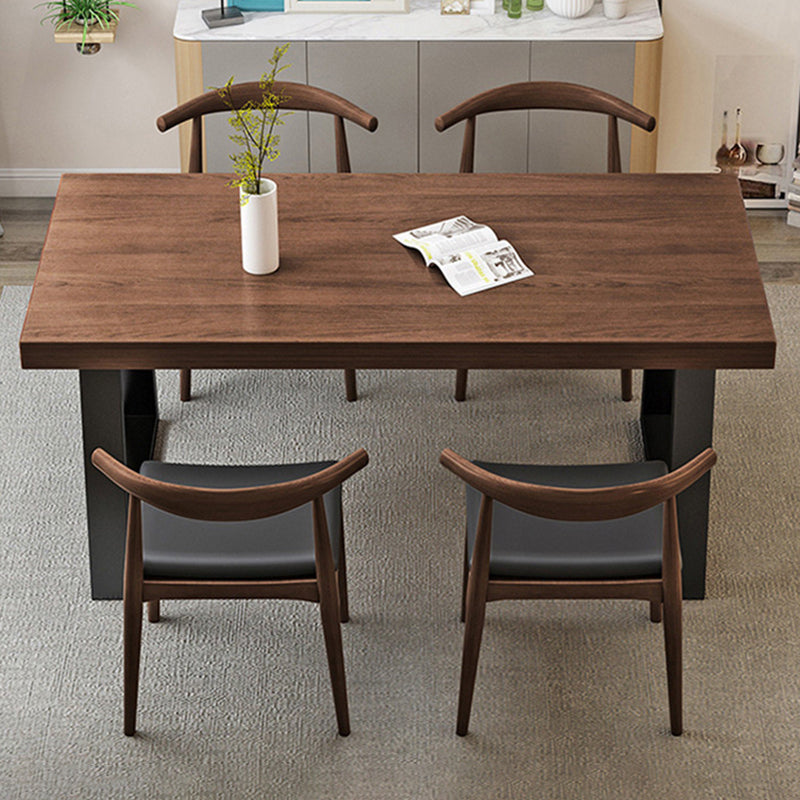 Industrial Pine Wood Dining Table Set 1/2/5 Pieces Dinette Set for Kitchen