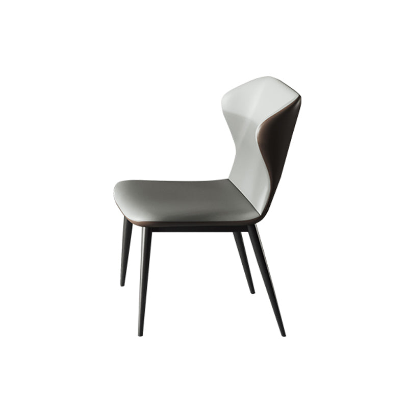 Modern Dining Table Set 1/5/7 Pcs Stone Dining Table with Wingback Chairs