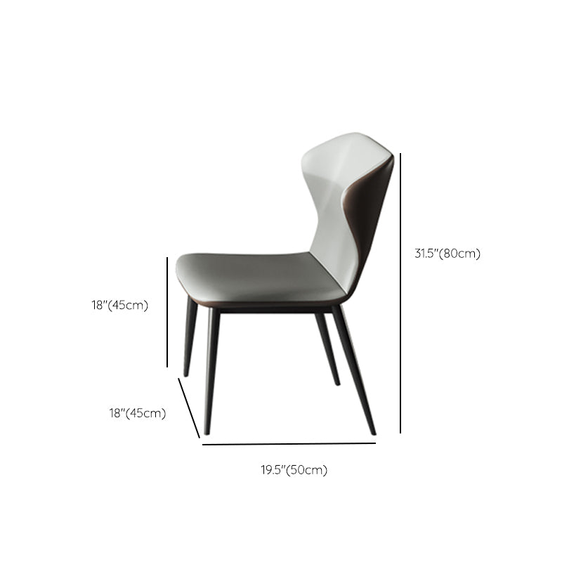 Modern Dining Table Set 1/5/7 Pcs Stone Dining Table with Wingback Chairs