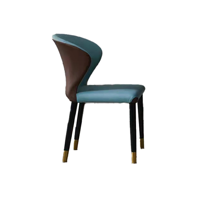 Modern Dining Set 1/4/5/7 Pcs Black Rectangle Dining Table with Upholstered Chairs