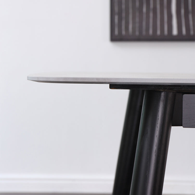 Modern Dining Set 1/4/5 Pcs Solid Wood Frame Dining Table and Chairs