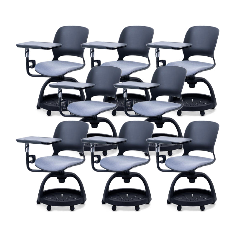 Modern No Distressing Conference Chair Plastic with Swivel Wheels Chair