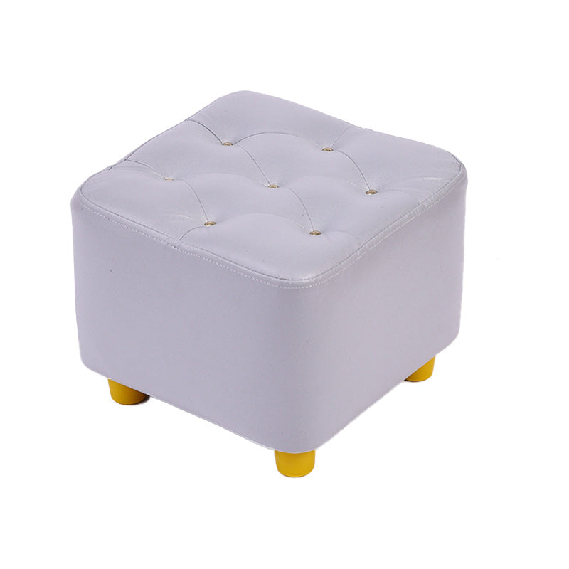 Modern Standard Pouf Water Resistant Square Cube for Home Decor