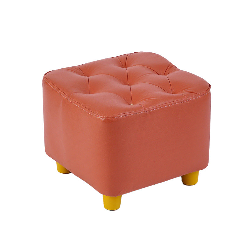 Modern Standard Pouf Water Resistant Square Cube for Home Decor