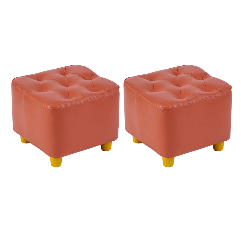 Modern Standard Pouf Water Resistant Square Cube for Home Decor