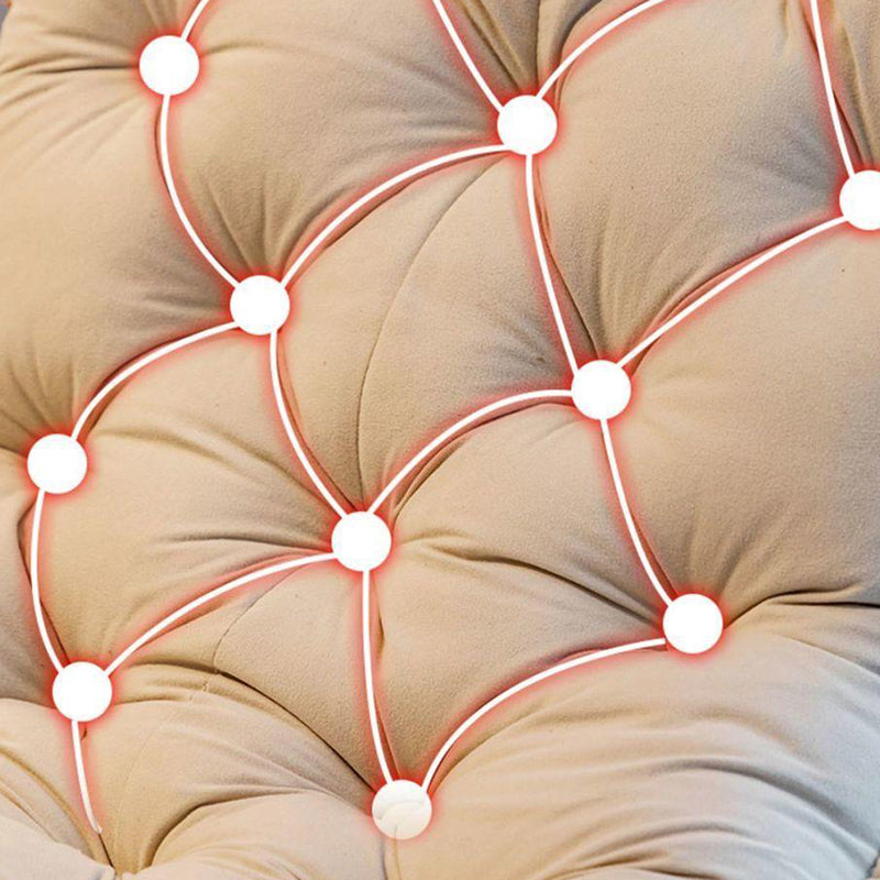 Contemporary Cushions Rocker Chair Metal Frame Spindle Rocker Chair for Home