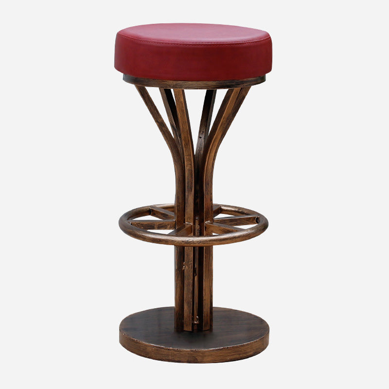 Contemporary Stainless Steel Counter Height Stools Backless Stool