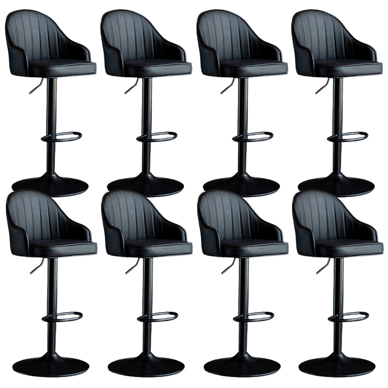 Industrial Metal Counter Height Stools Back Bar Stool for Living Room