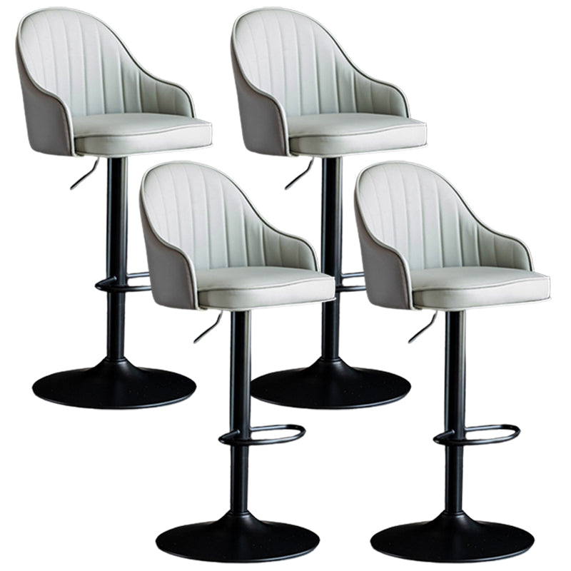 Industrial Metal Counter Height Stools Back Bar Stool for Living Room