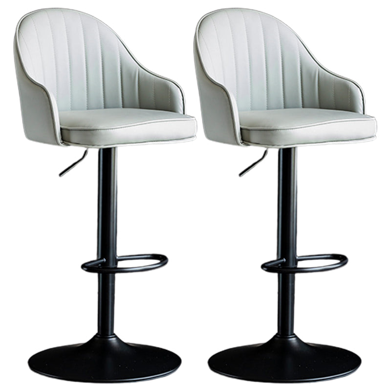 Industrial Metal Counter Height Stools Back Bar Stool for Living Room