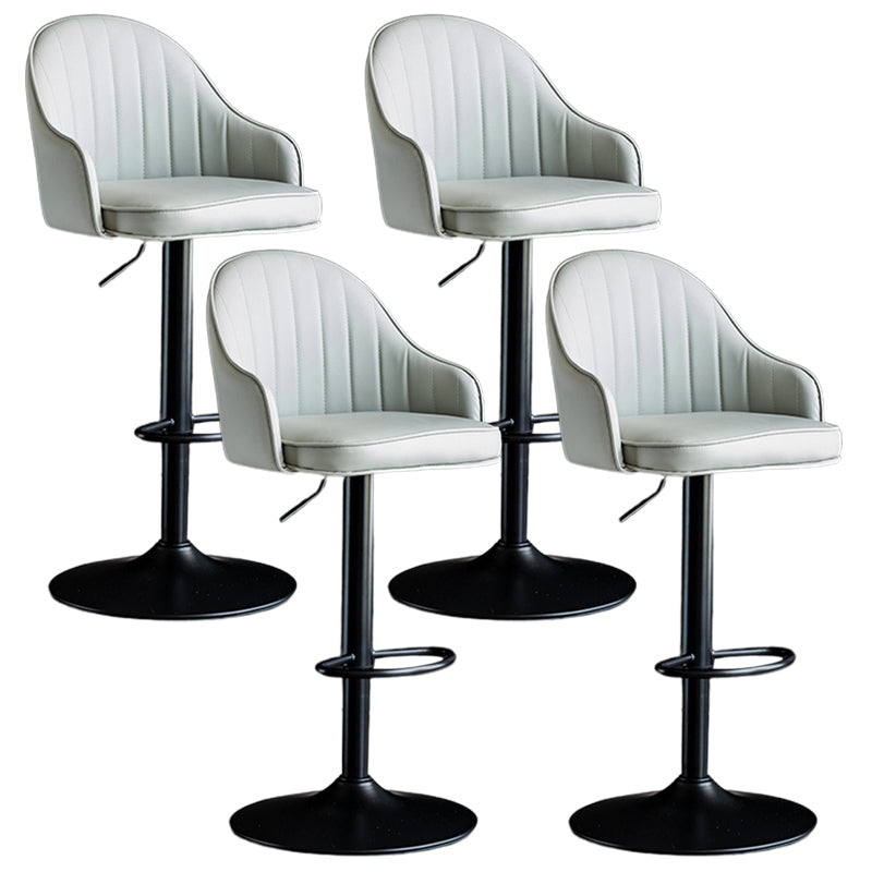 Industrial Metal Counter Height Stools Back Bar Stool for Living Room