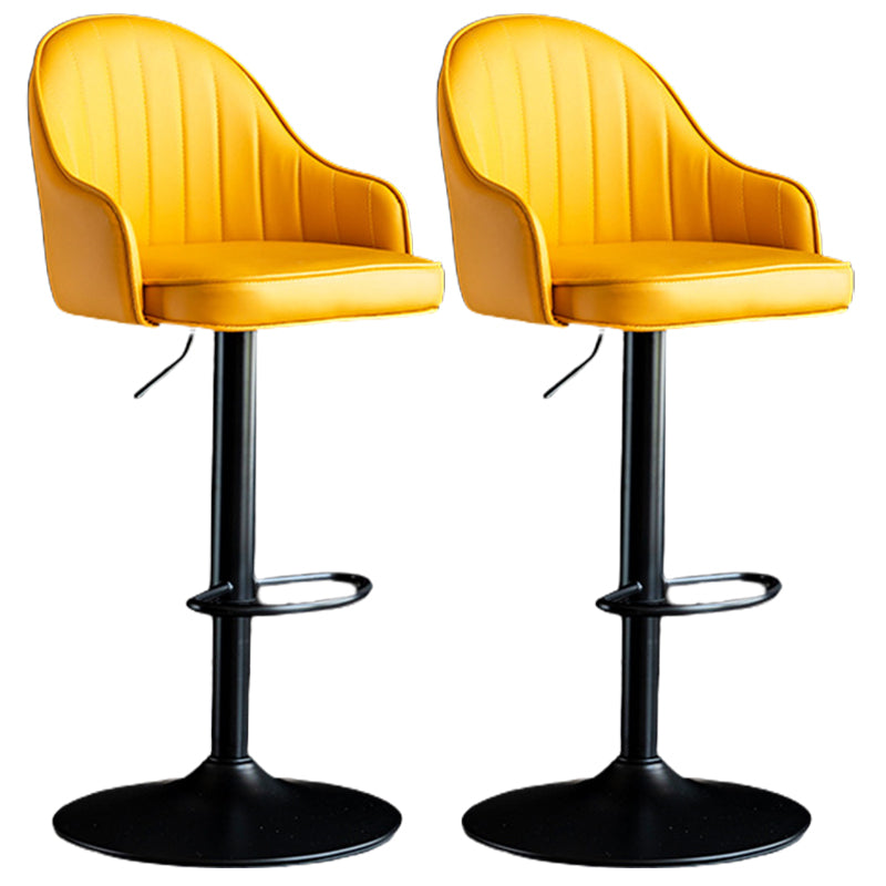 Industrial Metal Counter Height Stools Back Bar Stool for Living Room