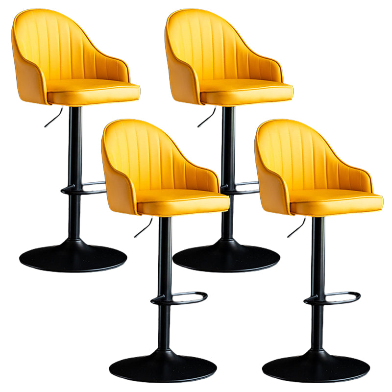 Industrial Metal Counter Height Stools Back Bar Stool for Living Room