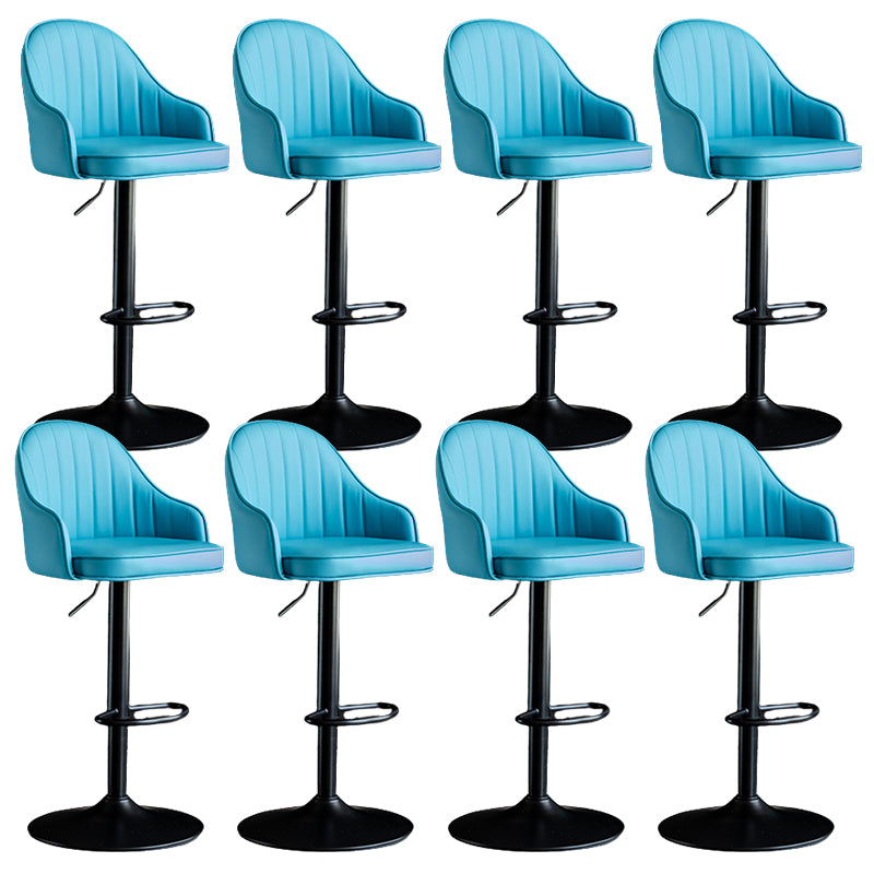 Industrial Metal Counter Height Stools Back Bar Stool for Living Room