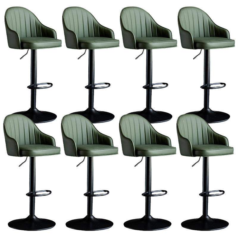 Industrial Metal Counter Height Stools Back Bar Stool for Living Room