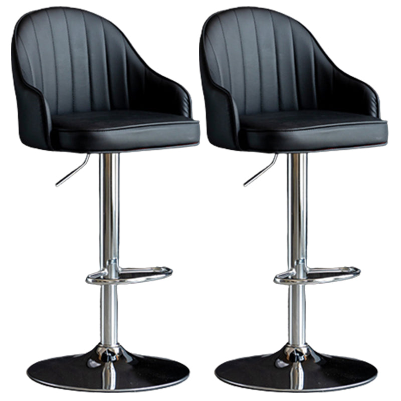 Industrial Metal Counter Height Stools Back Bar Stool for Living Room