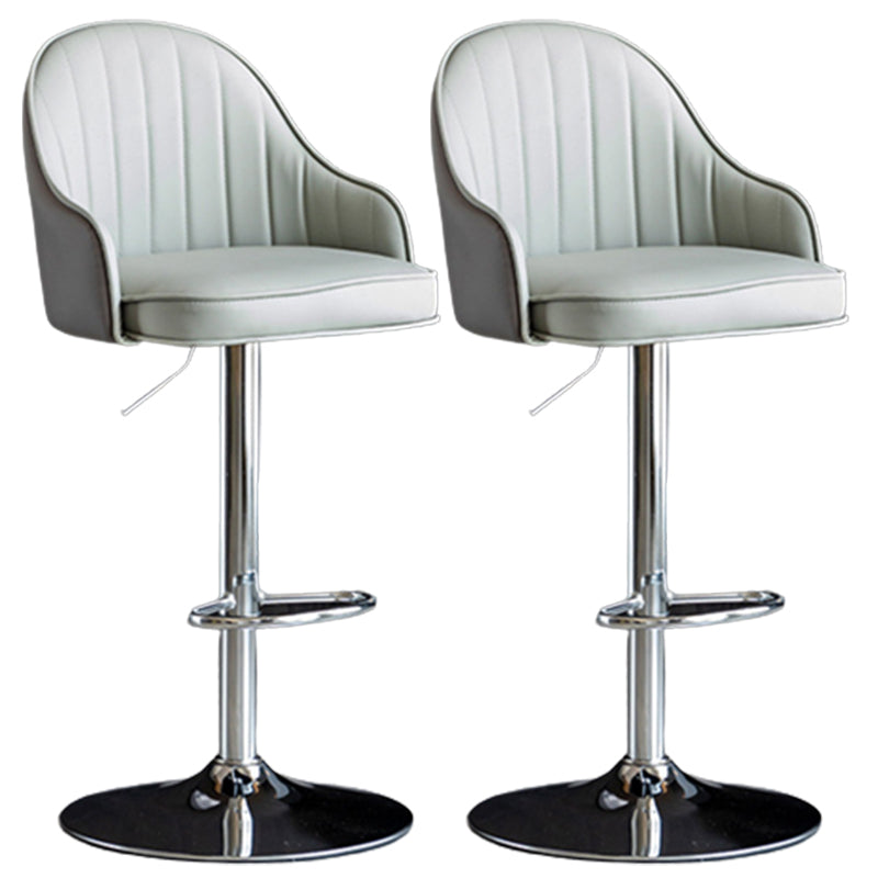 Industrial Metal Counter Height Stools Back Bar Stool for Living Room