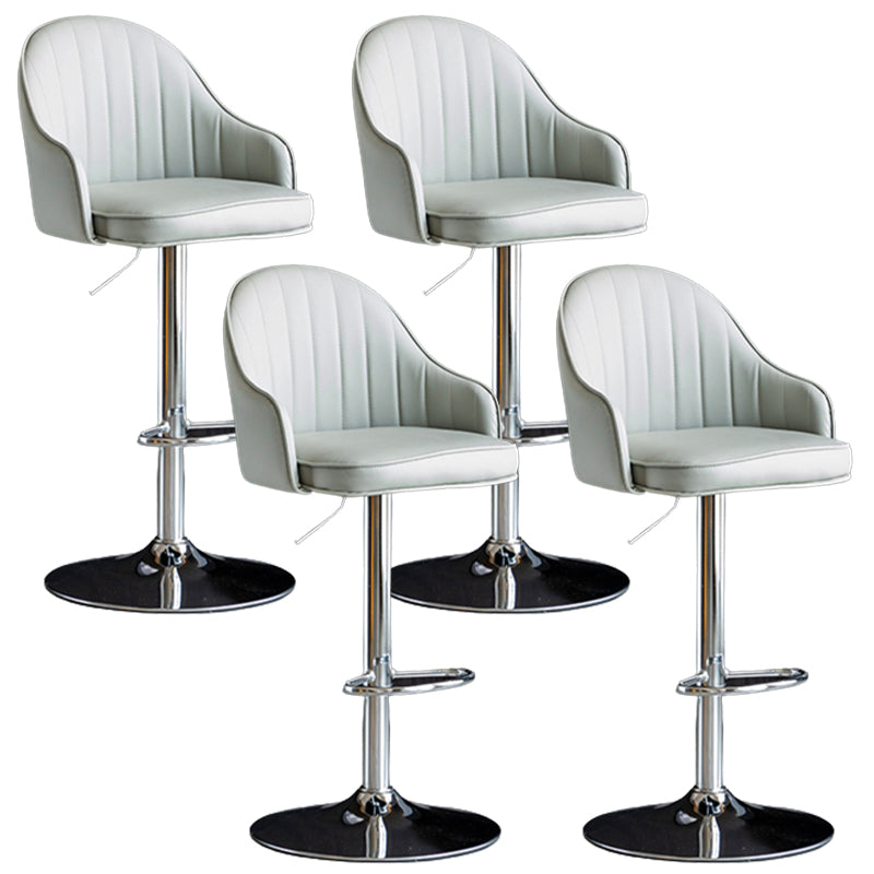 Industrial Metal Counter Height Stools Back Bar Stool for Living Room