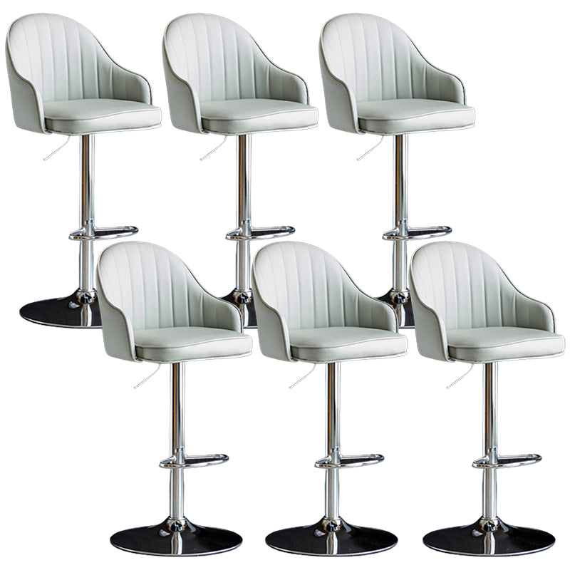 Industrial Metal Counter Height Stools Back Bar Stool for Living Room