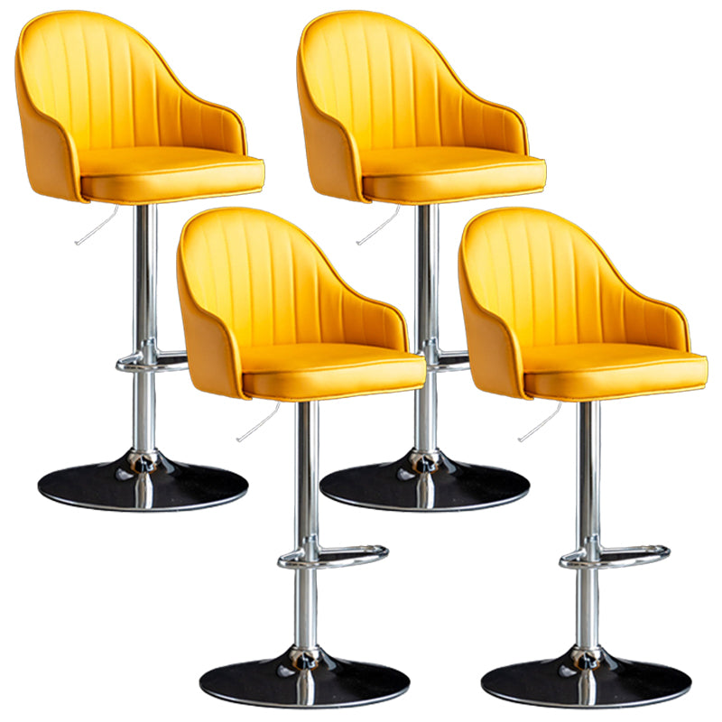 Industrial Metal Counter Height Stools Back Bar Stool for Living Room