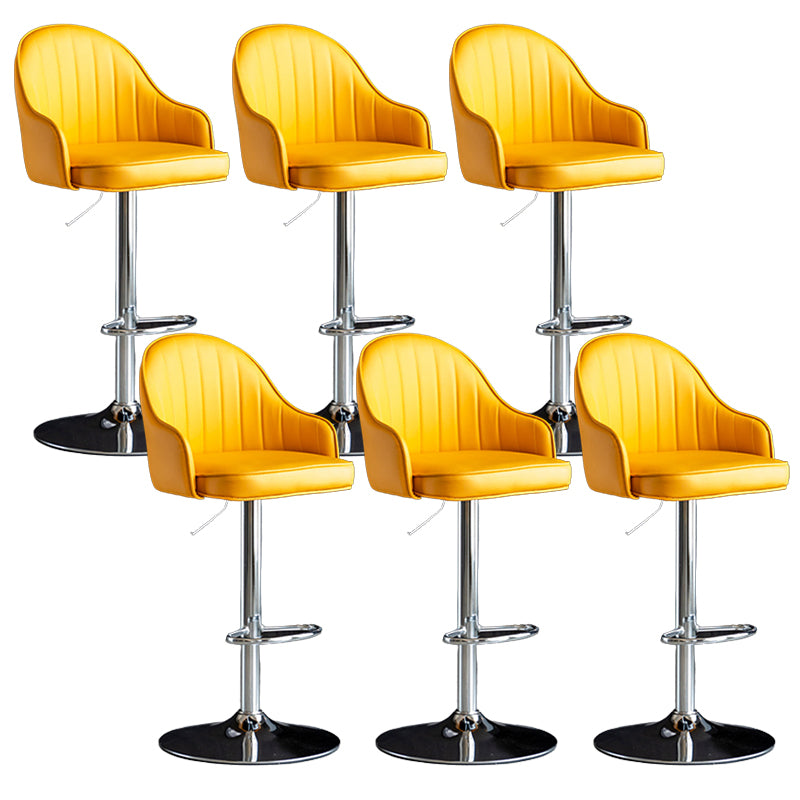 Industrial Metal Counter Height Stools Back Bar Stool for Living Room