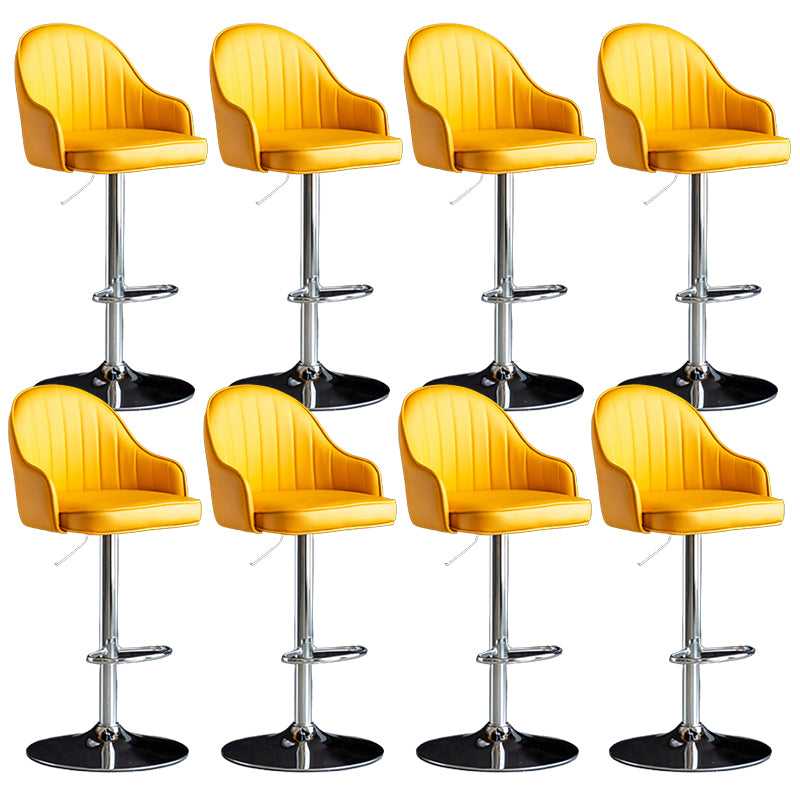 Industrial Metal Counter Height Stools Back Bar Stool for Living Room