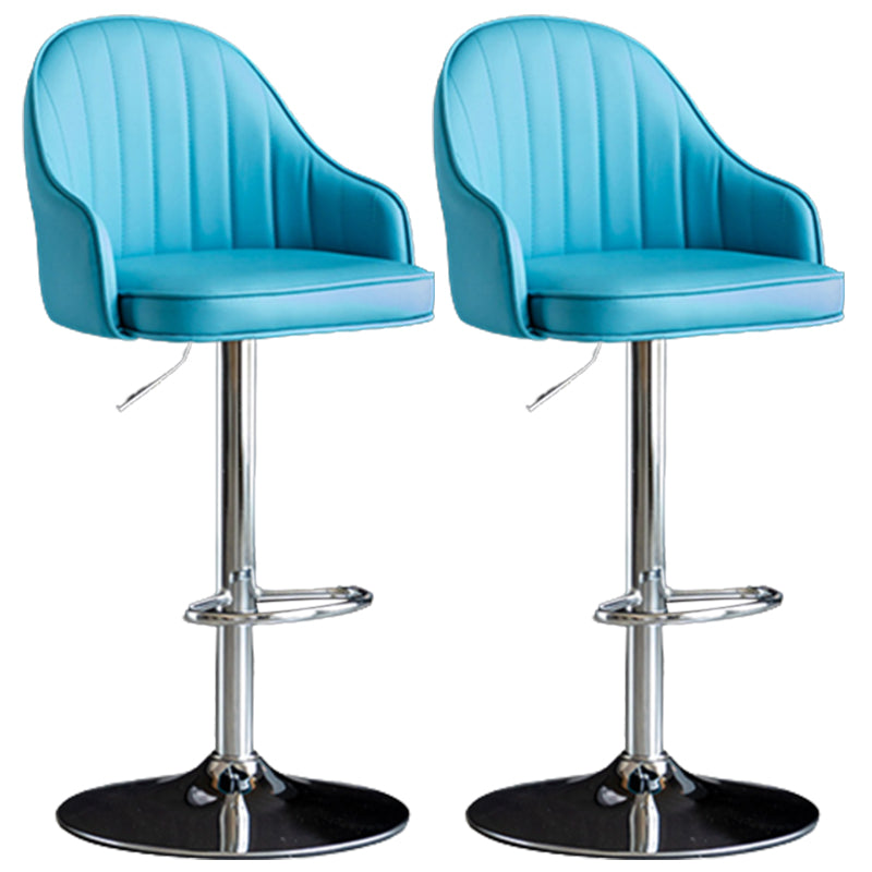 Industrial Metal Counter Height Stools Back Bar Stool for Living Room