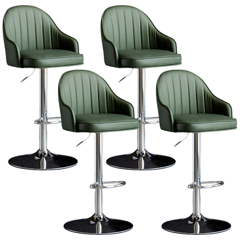 Industrial Metal Counter Height Stools Back Bar Stool for Living Room