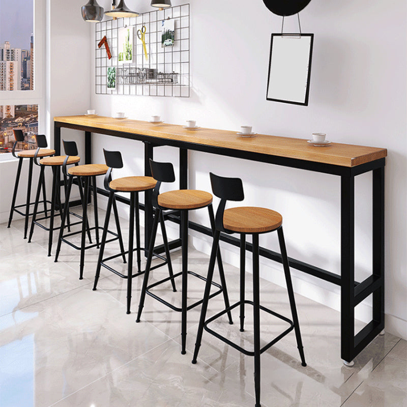 Contemporary Dining Stools Armless Bar Stools Black Metal Legs