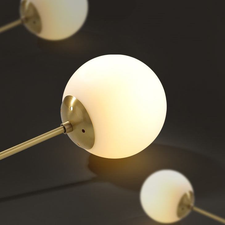 Modern Island Light Minimalist Glass Hanging Light for Dining Room