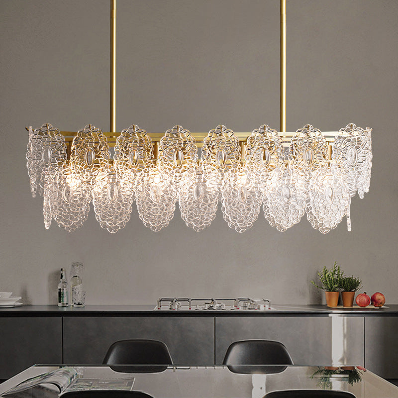 Modern Style Island Light Creative Glass Hanging Light for Dining Room