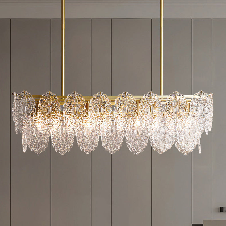 Modern Style Island Light Creative Glass Hanging Light for Dining Room
